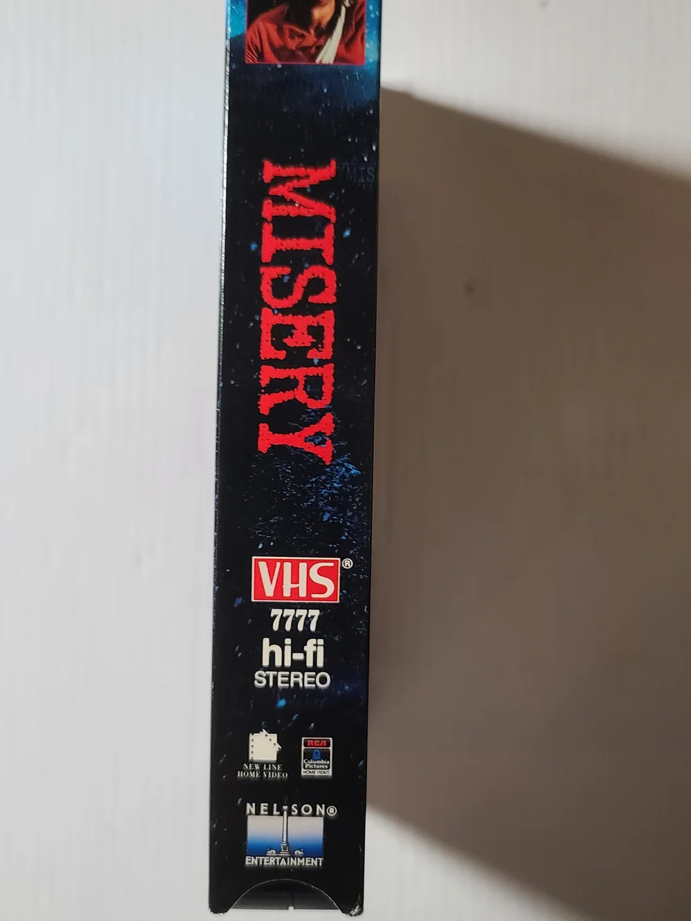 MISERY VHS Movie Tape - Classic Thriller (Black, Blue, Red Cover)